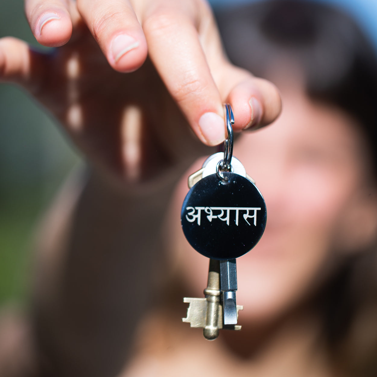 Abhyāsa Screw Driver Keychain