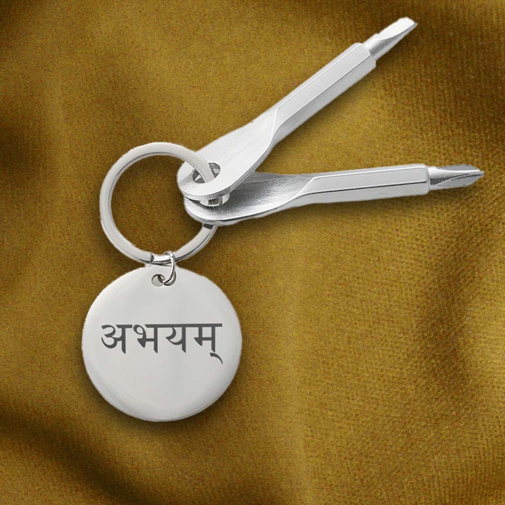 Abhayam Screw Driver Keychain