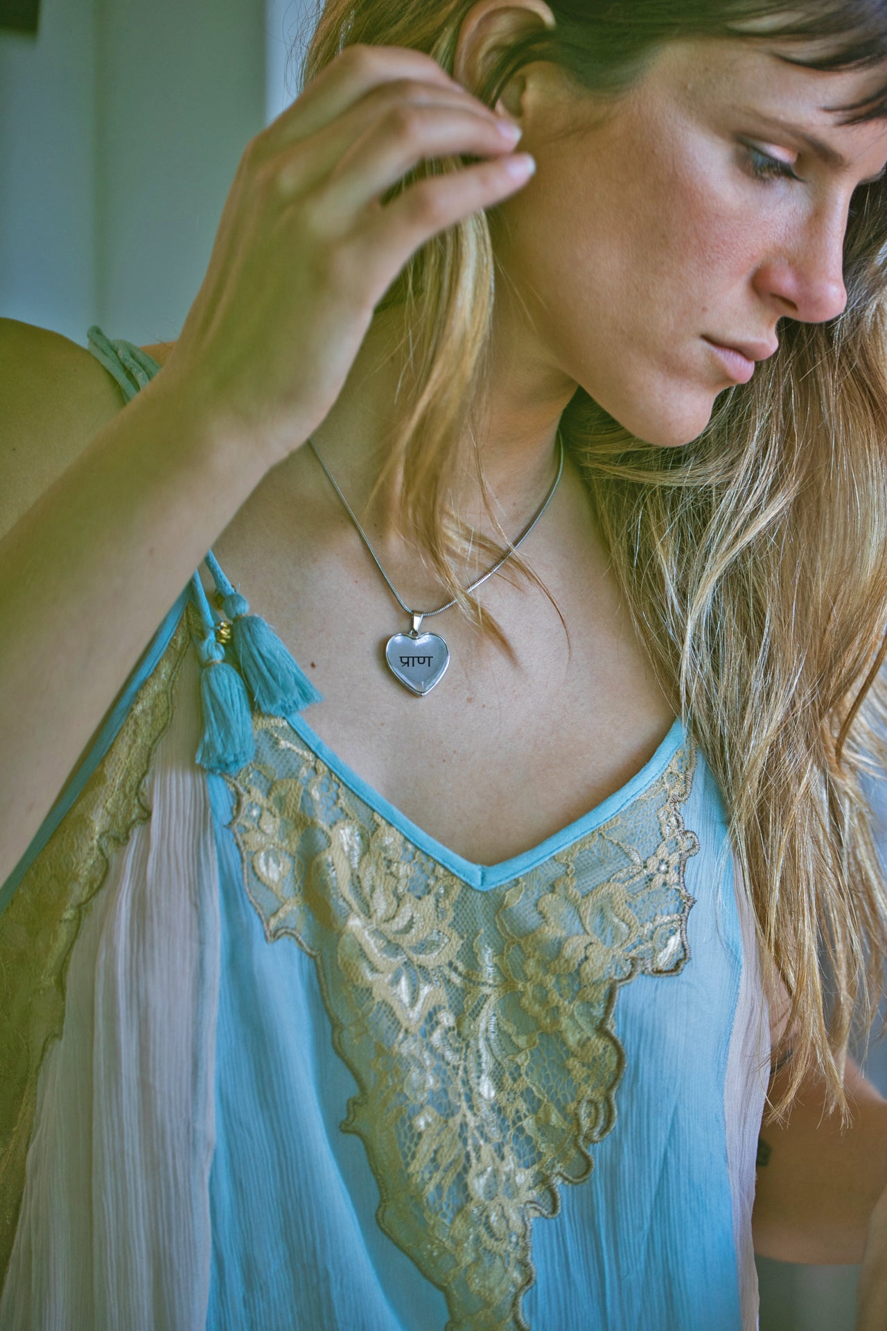 Life Force Prāna Heart Necklace