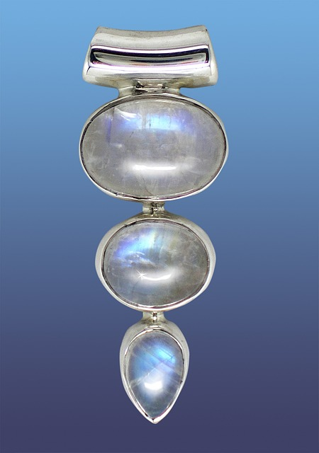 Cabochon Moonstone Necklace Pendant